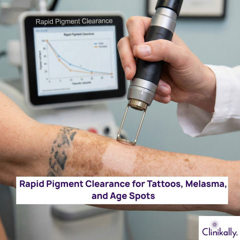 Rapid Pigment Clearance for Tattoos, Melasma, and Age Spots