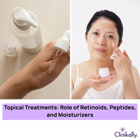 Topical Treatments: Role of Retinoids, Peptides, and Moisturizers