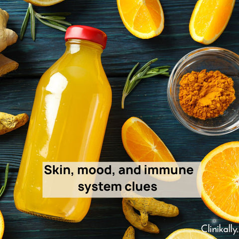 Skin, mood, and immune system clues