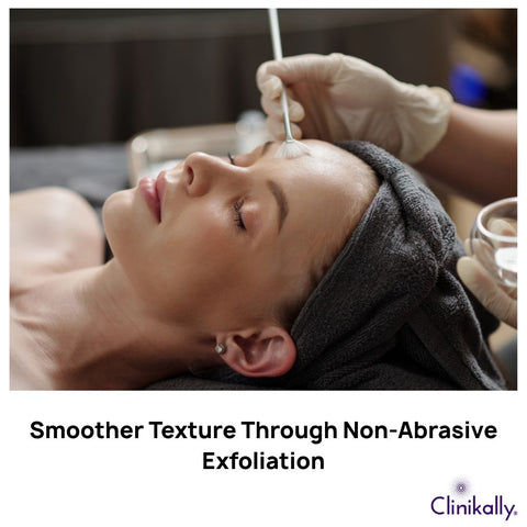 Smoother Texture Through Non-Abrasive Exfoliation