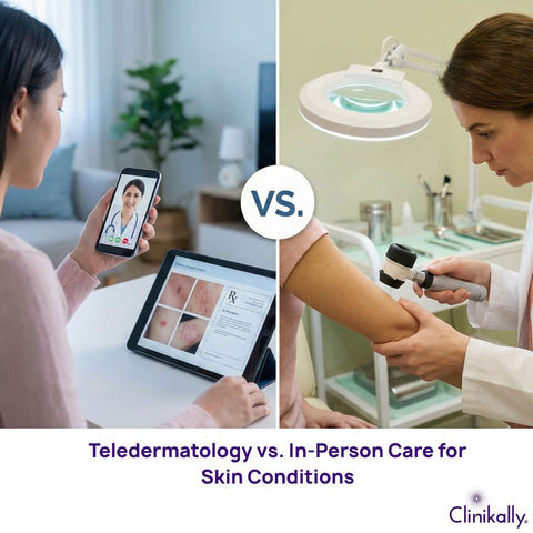 Teledermatology vs. In-Person Care for Skin Conditions