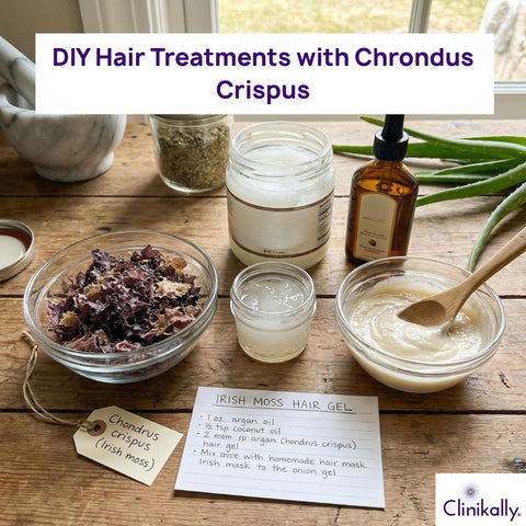 DIY Hair Treatments with Chrondus Crispus