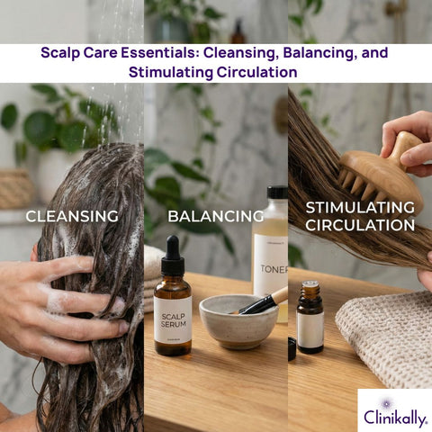 Scalp Care Essentials: Cleansing, Balancing, and Stimulating Circulation