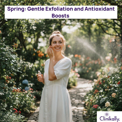 Spring: Gentle Exfoliation and Antioxidant Boosts