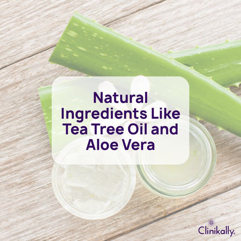 Natural Ingredients Like Tea Tree Oil and Aloe Vera