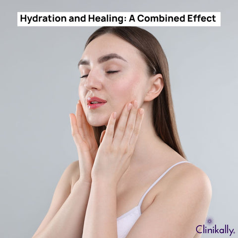 Hydration and Healing: A Combined Effect