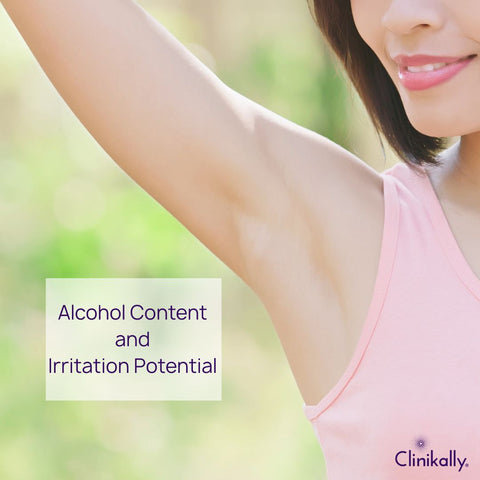 Alcohol Content and Irritation Potential
