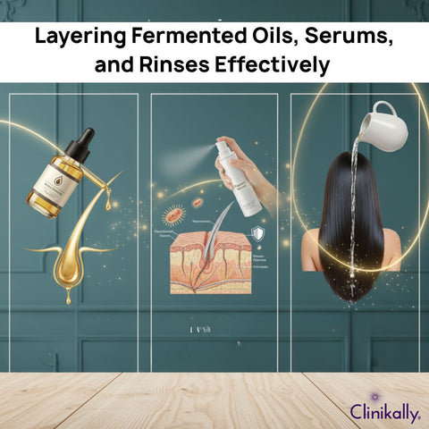Layering Fermented Oils, Serums, and Rinses Effectively