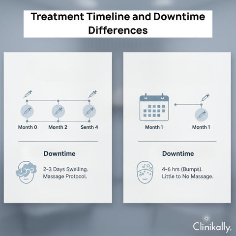 Treatment Timeline and Downtime Differences
