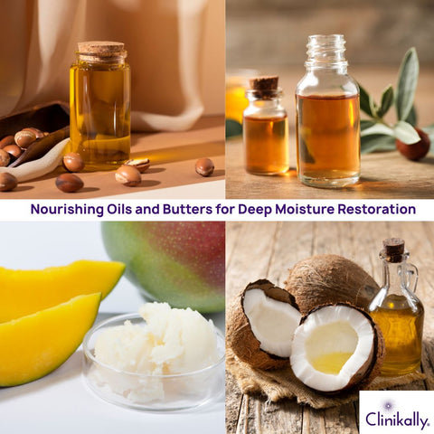 Nourishing Oils and Butters for Deep Moisture Restoration