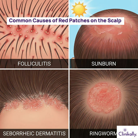 Common Causes of Red Patches on the Scalp