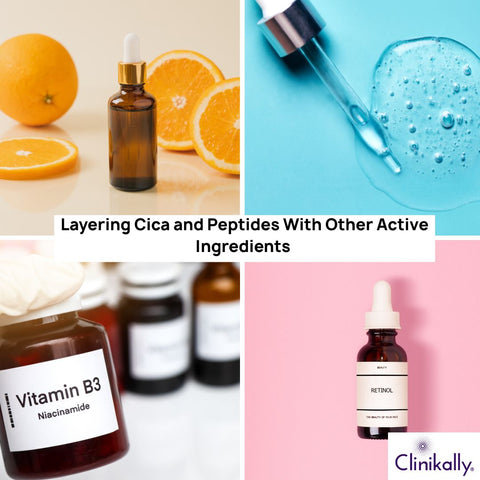 Layering Cica and Peptides With Other Active Ingredients