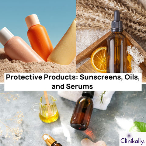 Benefits of Sunscreens, oils, and serums for hair protection