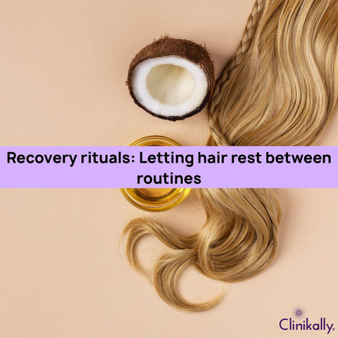 Recovery rituals: Letting hair rest between routines