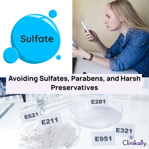Avoiding Sulfates, Parabens, and Harsh Preservatives