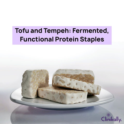 Tofu and Tempeh: Fermented, Functional Protein Staples
