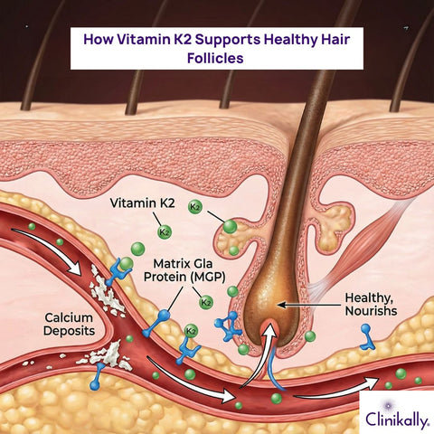 How Vitamin K2 Supports Healthy Hair Follicles