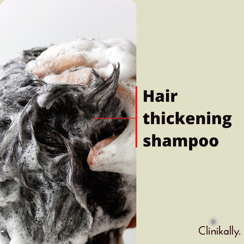 Hair thickening shampoo