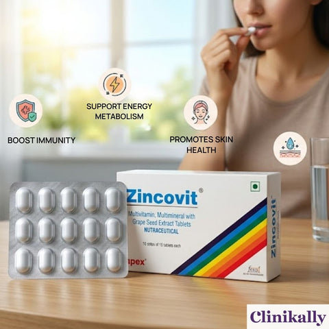 Zincovit tablets for daily wellness