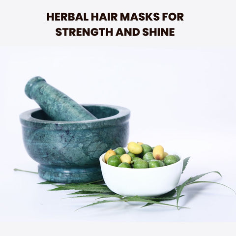 Herbal Hair Masks for Strength and Shine