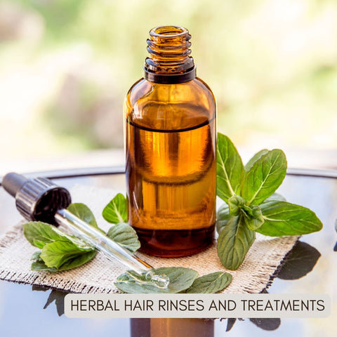 Herbal Hair Rinses and Treatments