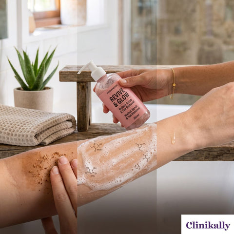 How tan removal body wash works
