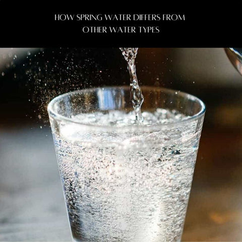 How Spring Water Differs from Other Water Types