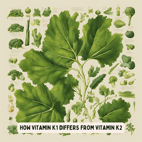 How Vitamin K1 Differs from Vitamin K2