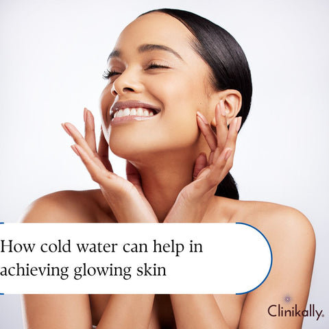 How cold water can help in achieving glowing skin