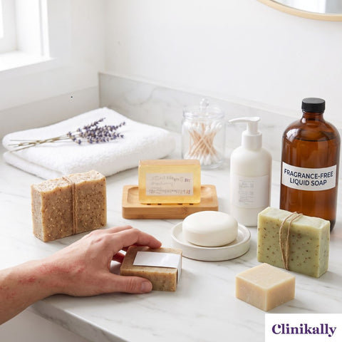Choosing soap for sensitive skin