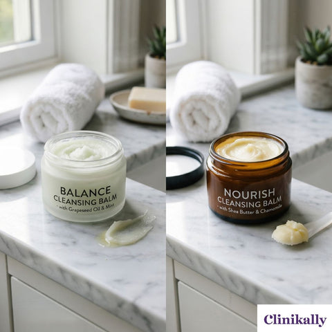 Different types of cleansing balms