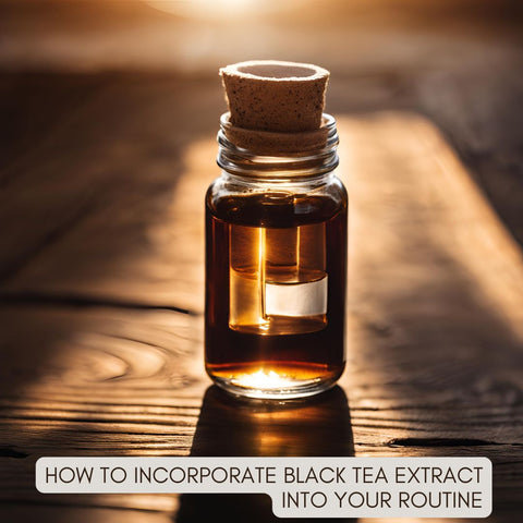 How to Incorporate Black Tea Extract into Your Routine
