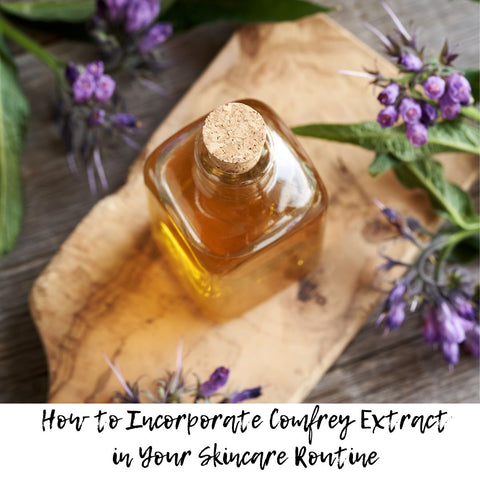 How to Incorporate Comfrey Extract in Your Skincare Routine