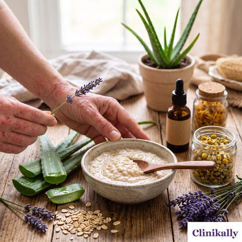 Natural ingredients for itchy skin