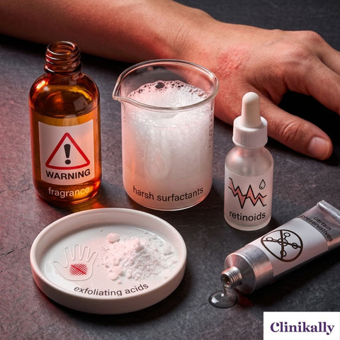 Ingredients that may irritate sensitive skin