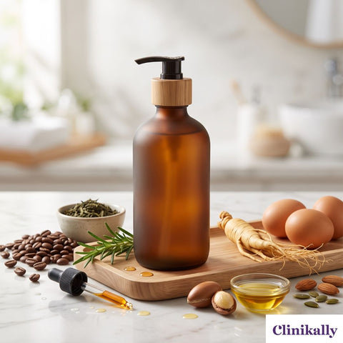 Key ingredients in dermatologist-recommended hair fall shampoo