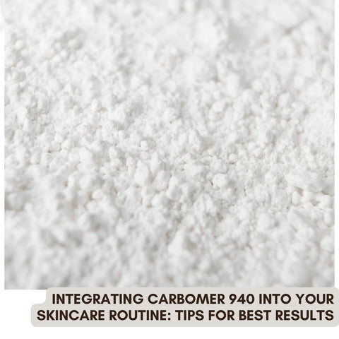 Integrating Carbomer 940 into Your Skincare Routine: Tips for Best Results