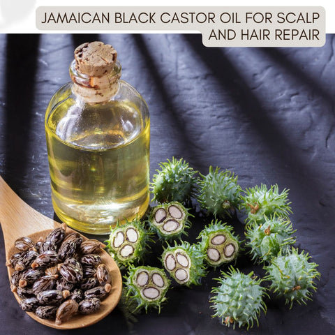 Jamaican Black Castor Oil for Scalp and Hair Repair