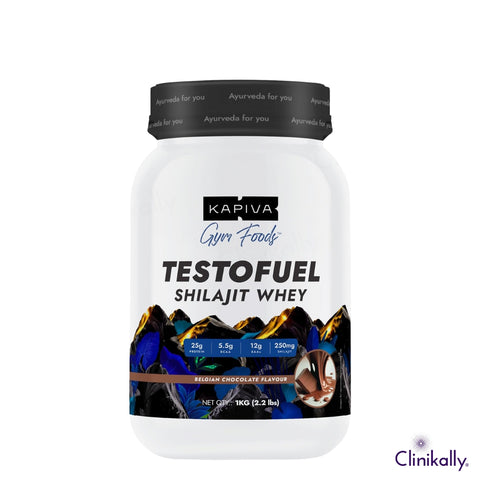 Kapiva Testofuel Shilajit Whey Protein Powder