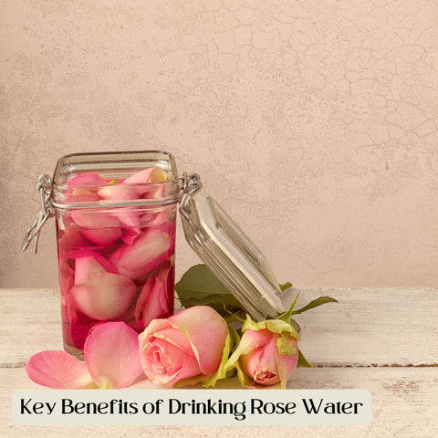 Key Benefits of Drinking Rose Water