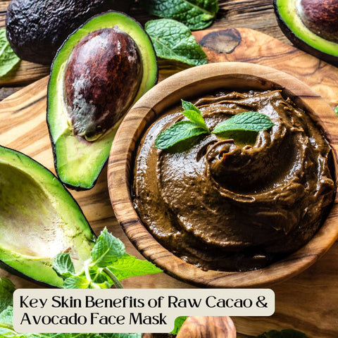 Key Skin Benefits of Raw Cacao &amp; Avocado Face Mask
