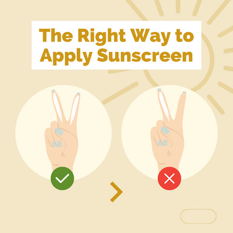 The Right Way to Apply Sunscreen