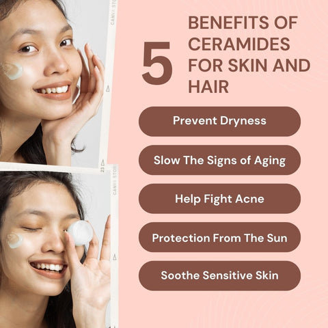 Benefits of ceramides for skin and hair