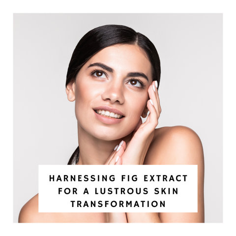 Harnessing Fig Extract for a Lustrous Skin Transformation