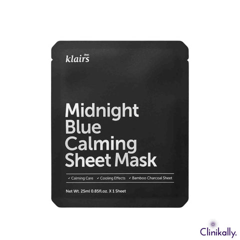 Klairs Midnight Blue Calming Sheet Mask