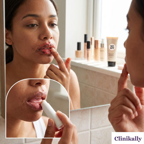 Lip care mistakes causing darker lips