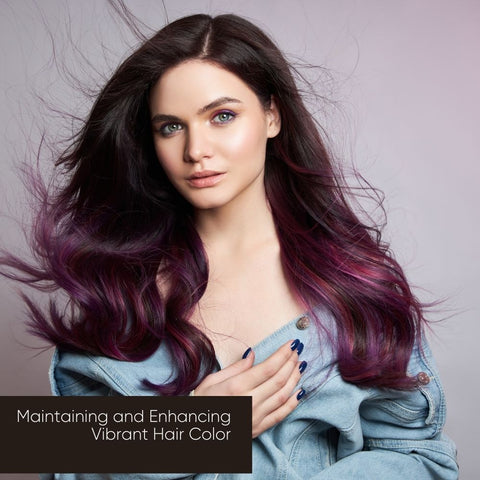 Maintaining and Enhancing Vibrant Hair Color