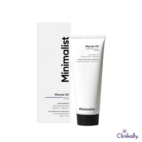 Minimalist 5% Marula Oil Moisturizer For Dry Skin