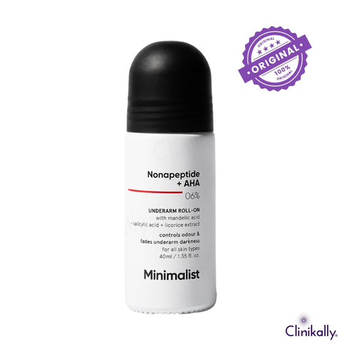 Minimalist Nonapeptide + AHA 6% Underarm Roll-On