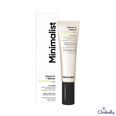 Minimalist Vitamin K + Retinal 1% Under Eye Cream